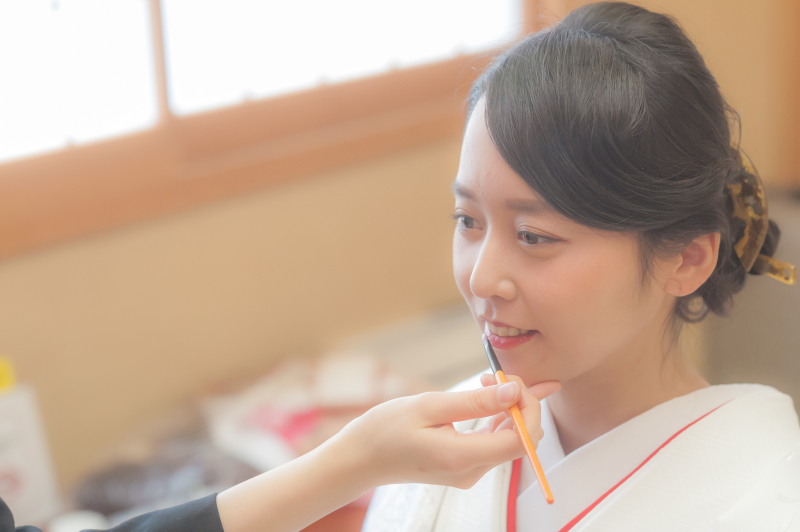 お仕度中