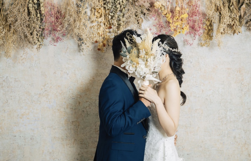 お顔隠しショット