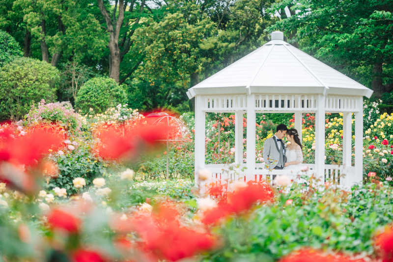 おでこをくっつけて♡