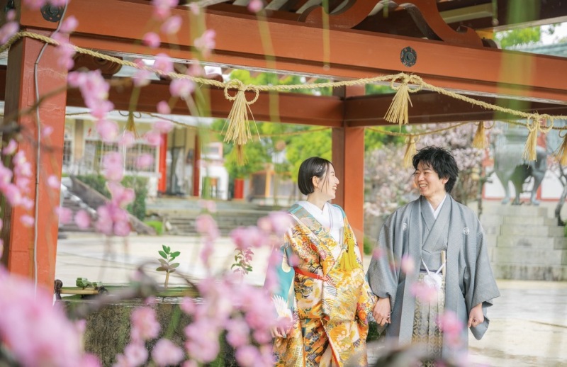 早春の彩りに包まれて。