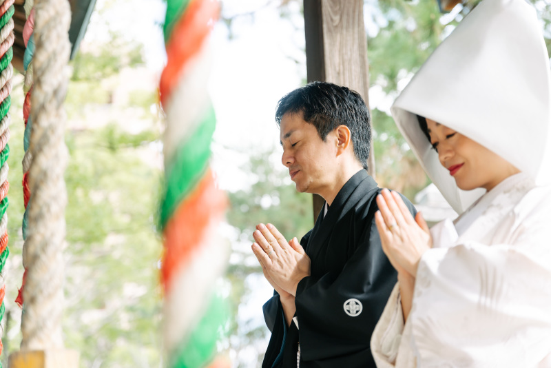 鳥飼八幡宮にて参拝