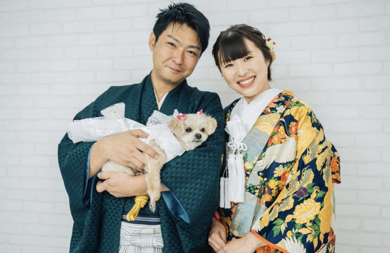 愛犬と一緒に♡