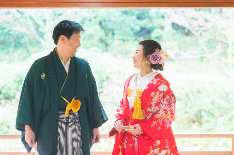 洋装から和装へ