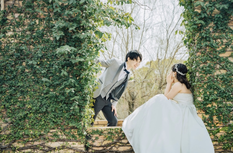 見つめ合う二人♡