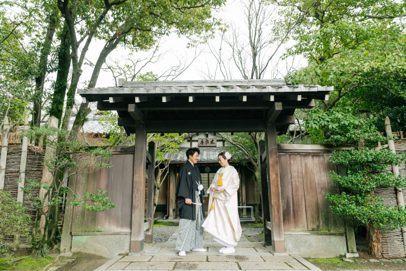 友泉亭公園の入り口で