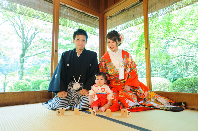 お子様と3人で。。