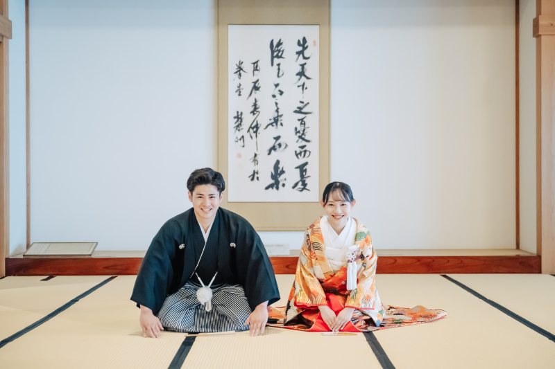 定番の正座ショット
