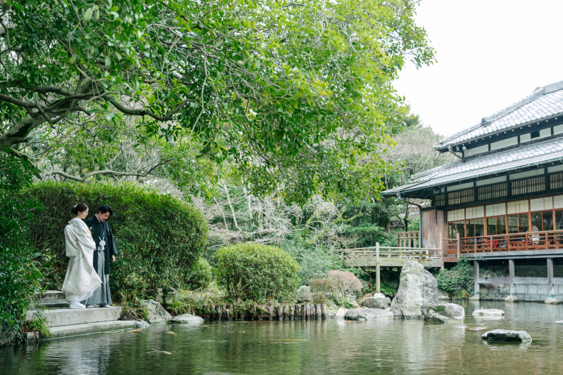 友泉亭公園~和装ロケーション