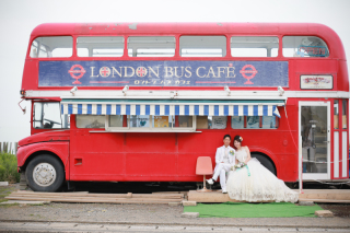 糸島ロンドンバス～雷山観音　和装＆洋装ロケーションフォト