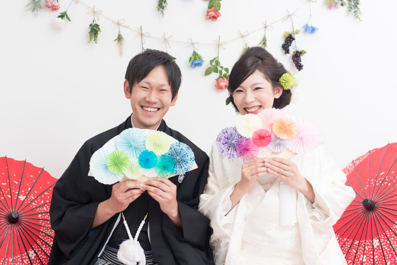 おふたりの笑顔素敵です！