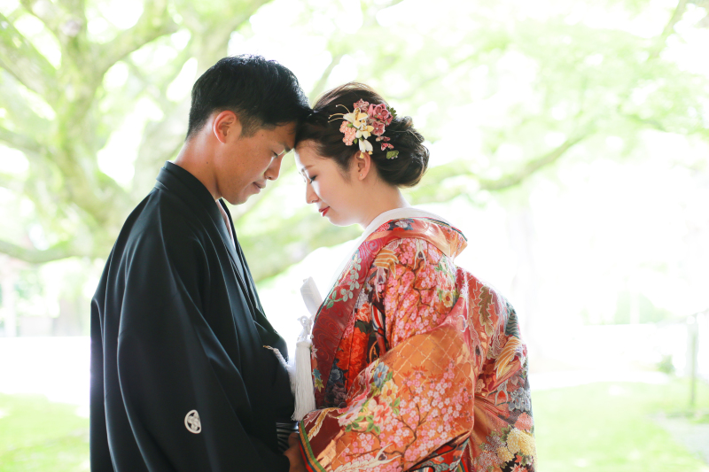 和装にお色直して一枚