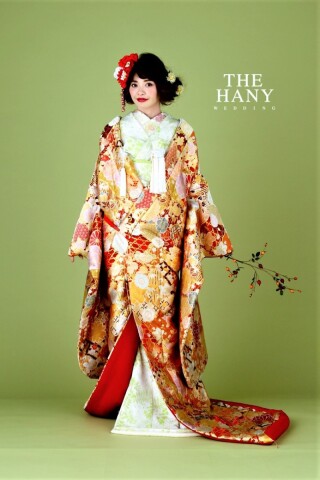 THE HANY 千鳥草花紋様