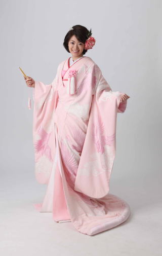 ちりめんピンク地