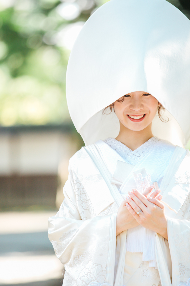 綿帽子は新郎様からのリクエスト