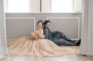 ナチュラルに！　スタジオ撮影