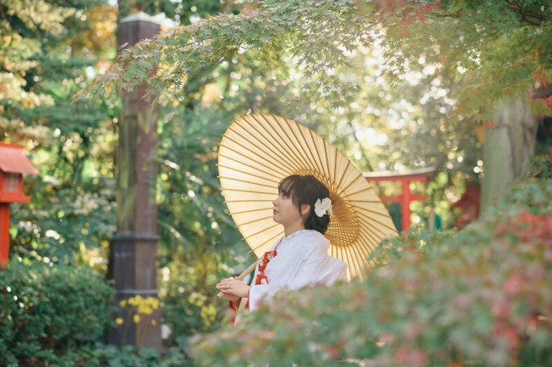 日本の花嫁の美しさを感じる一枚