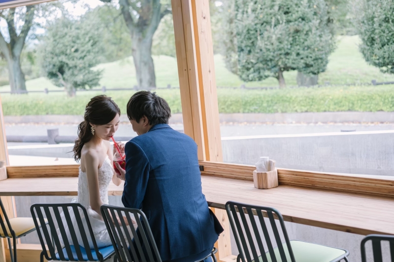 最初はそのままカフェで☆