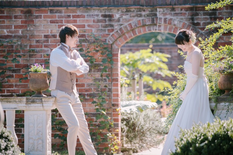 My Little Studio by BRIDES_庭園で撮影できる