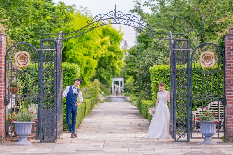 My Little Studio by BRIDES_庭園で撮影できる