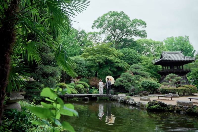 My Little Studio by BRIDES_庭園で撮影できる