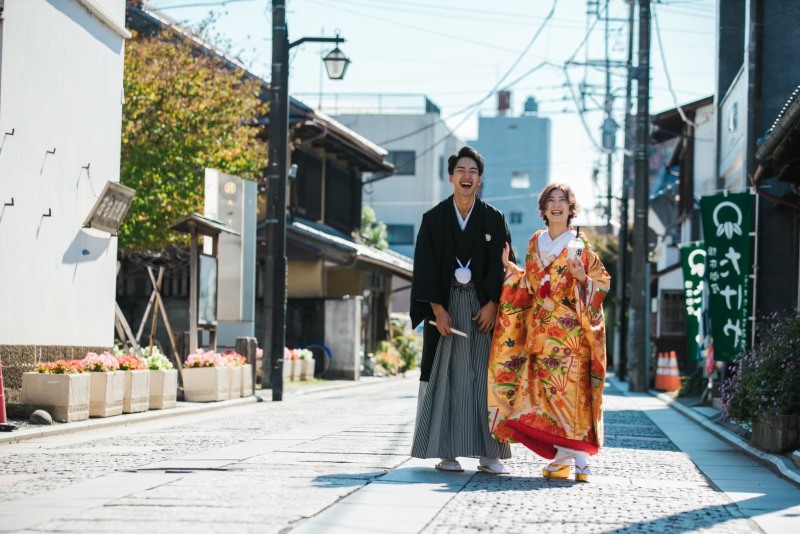 小京都のようなロケーションで、、、