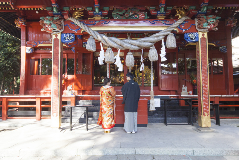 ワンちゃんもOK!《冠稲荷神社神前式付》神前式+ロケーション撮影プレミアムプラン 挙式撮影含めた全150カット
