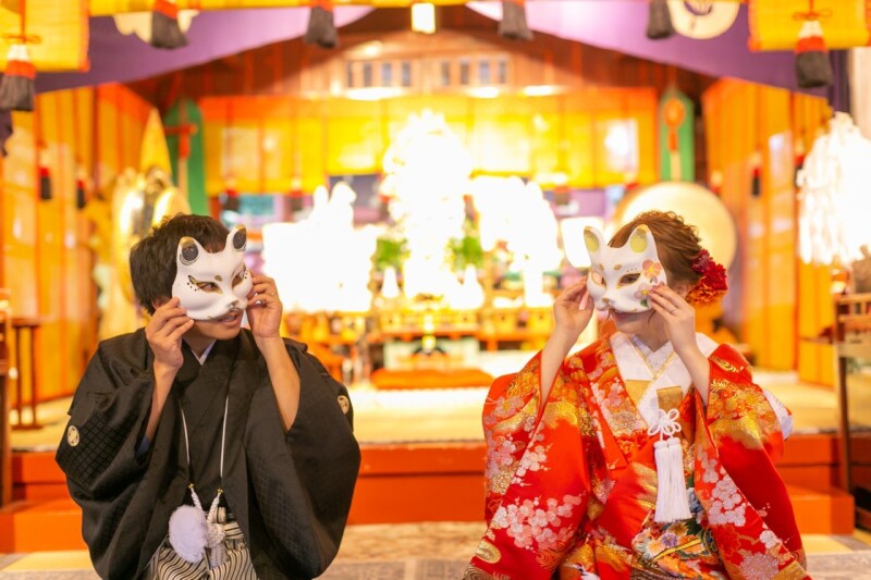 ワンちゃんもOK!《冠稲荷神社神前式付》神前式+ロケーション撮影プレミアムプラン 挙式撮影含めた全150カット