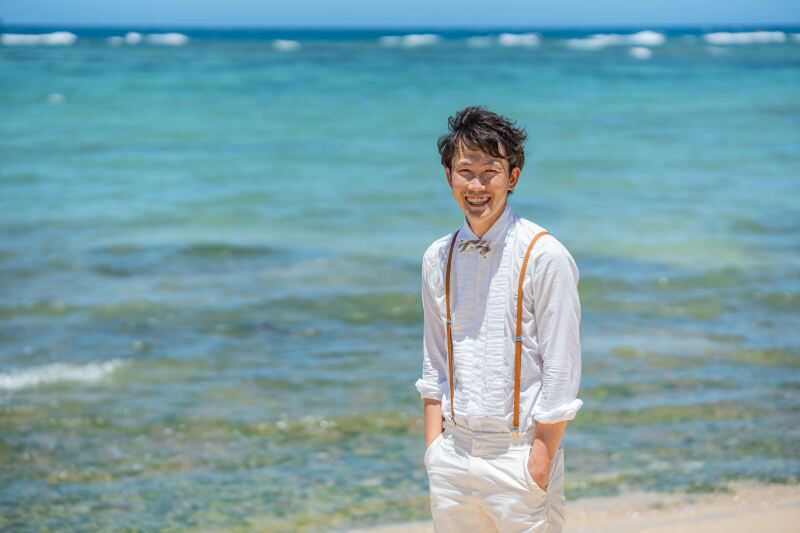 新郎様も笑顔で