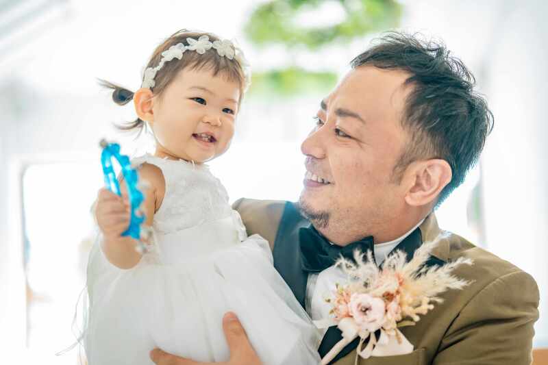 パパとツーショット