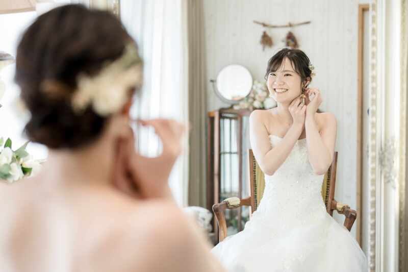 ヘアメイク仕上がりました