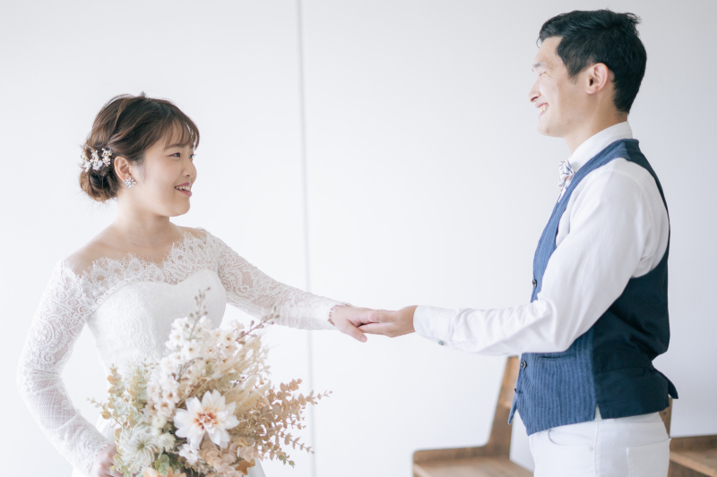まるで結婚式をしているかのよう＊