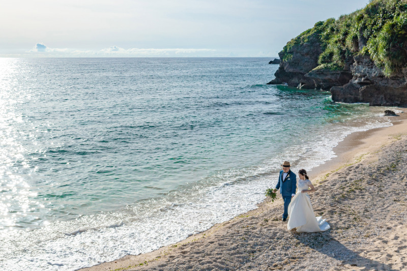 ドローン空撮で沖縄の台自然と共に