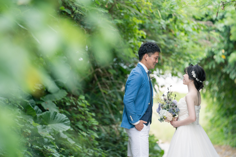 緑のトンネルの中でも