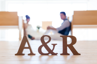 チャペル＋琉球の街並＋ビーチ