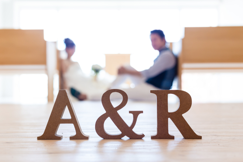 チャペル＋琉球の街並＋ビーチ