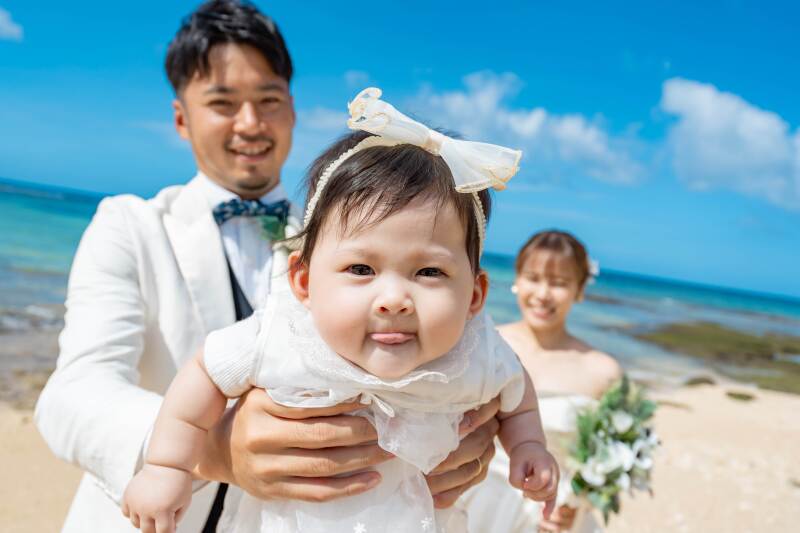 【シエロ沖縄のスタッフが紹介します!】秋晴れ☀ファミリーフォト!