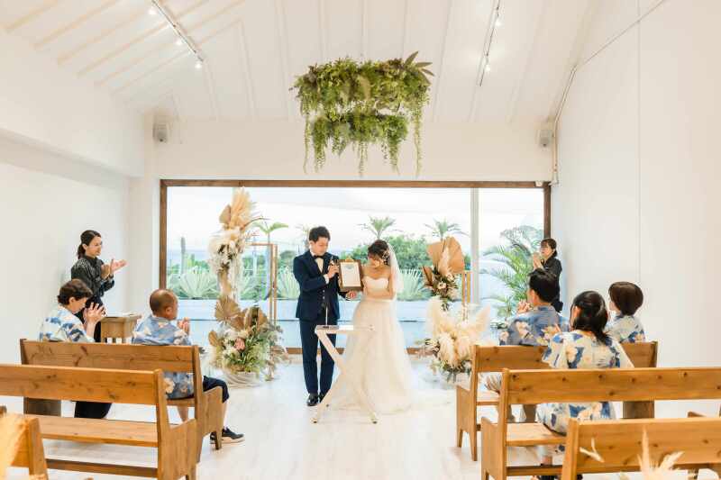 皆さんから祝福を