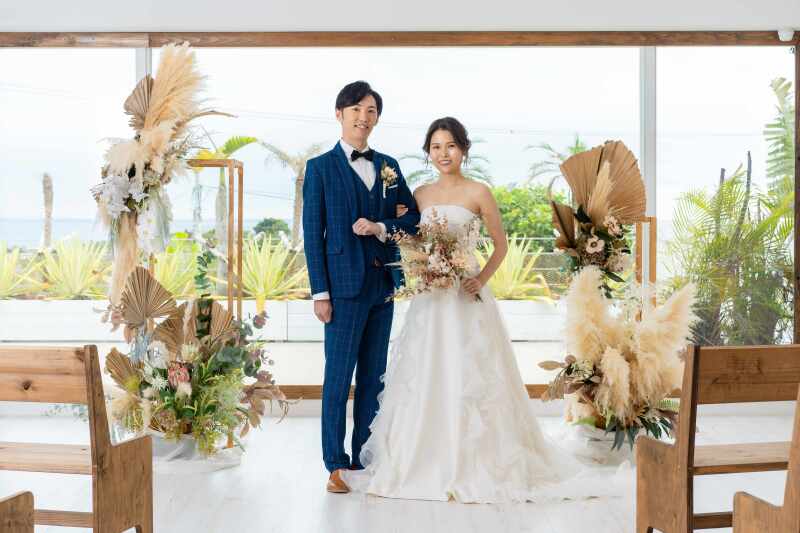 チャペルで型物のお写真を