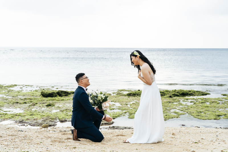 ビーチでプロポーズ♡