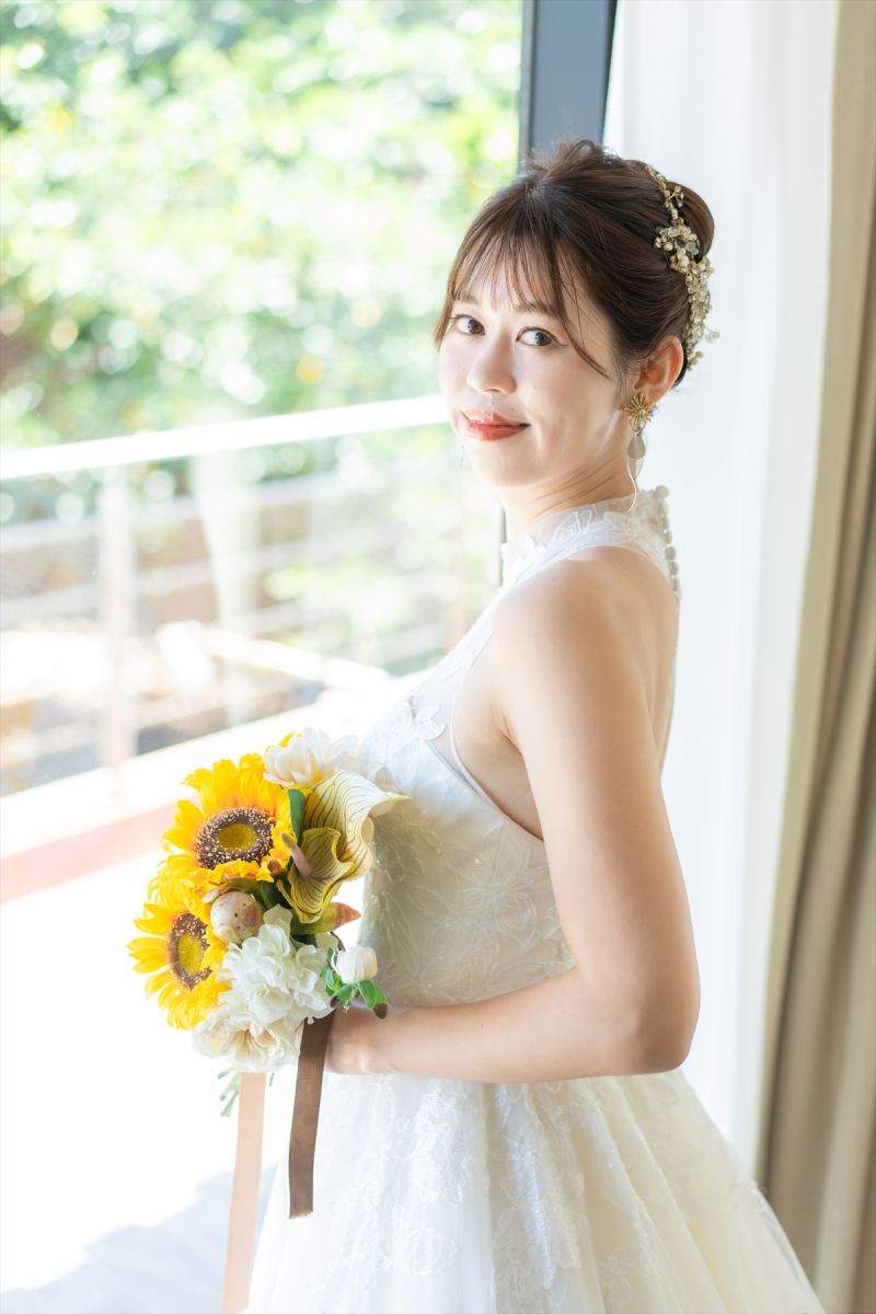 新婦様もお仕度完了です!