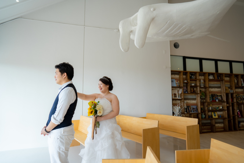 背中をトントン…