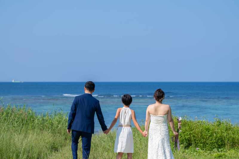沖縄の海って綺麗だねー