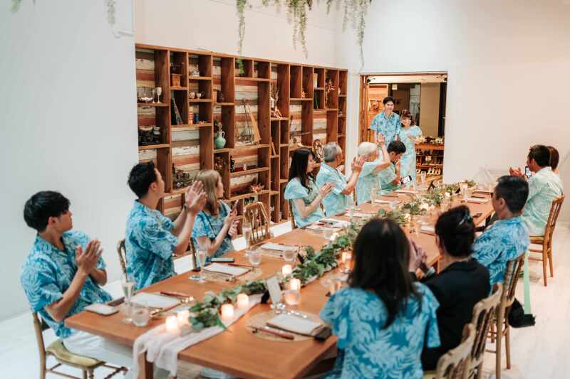 挙式後はパーティーで盛り上がりましょう！