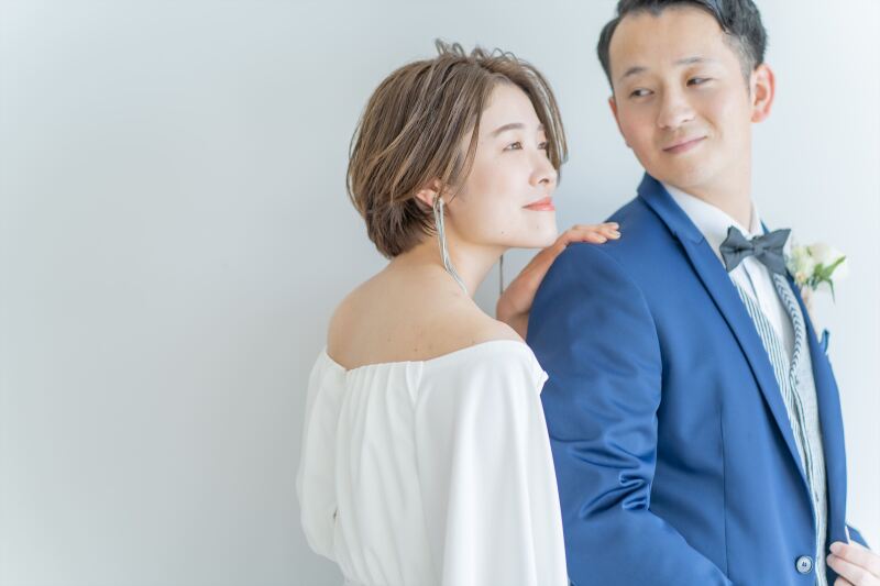 真っ白なチャペルで