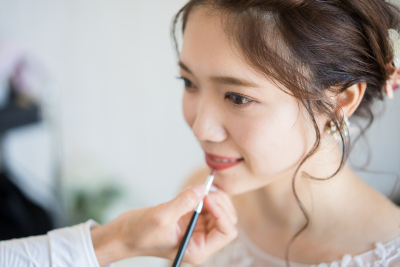 メイクシーンもしっかりおさえます!