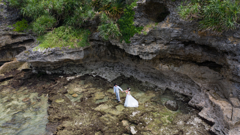 引き潮の時だけの場所