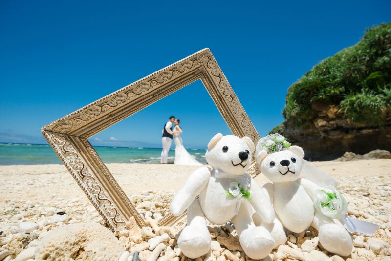 ７月の空と海はまばゆいばかりです