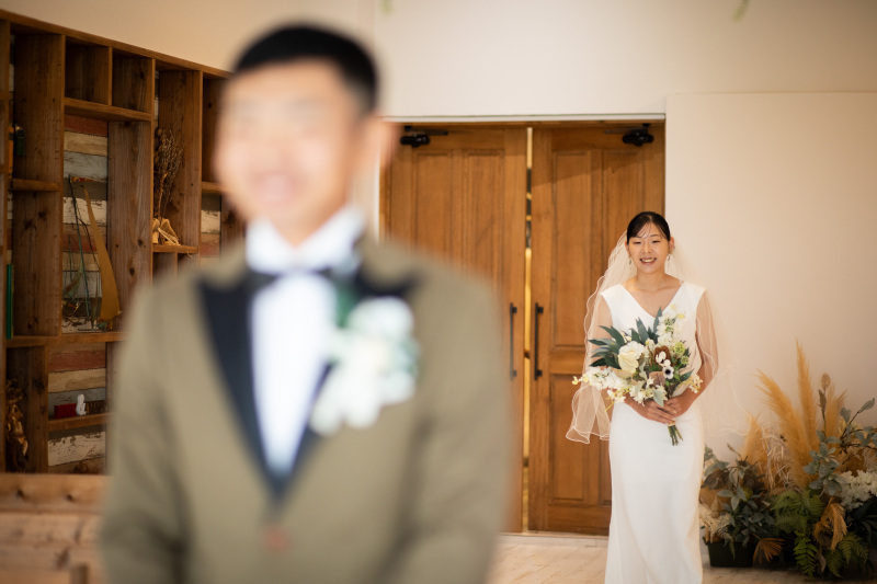 ファーストミート♡新郎様のもとへ一歩一歩♡