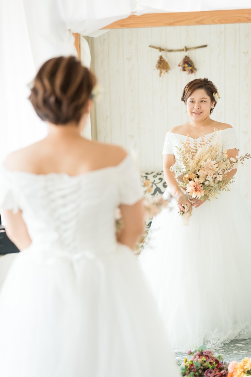 ヘアメイク仕上がりました