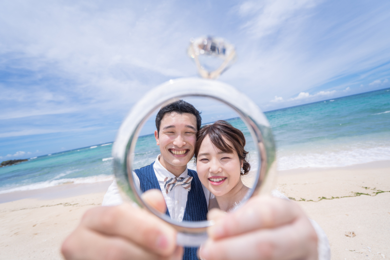 リングの中におふたりが…！